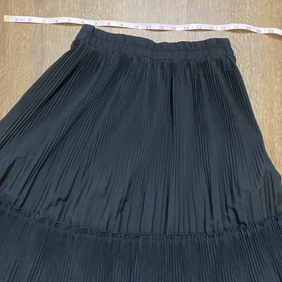 Dazy medium crinkled skirt black - Picture 2 of 4